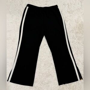 Who What Wear Women’s Active Athleisure Pants Plus Size XXL Black Stripe Pockets